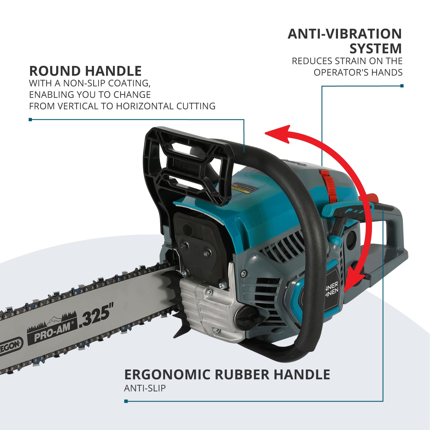 Gasoline chainsaw KS CS21G-16-1