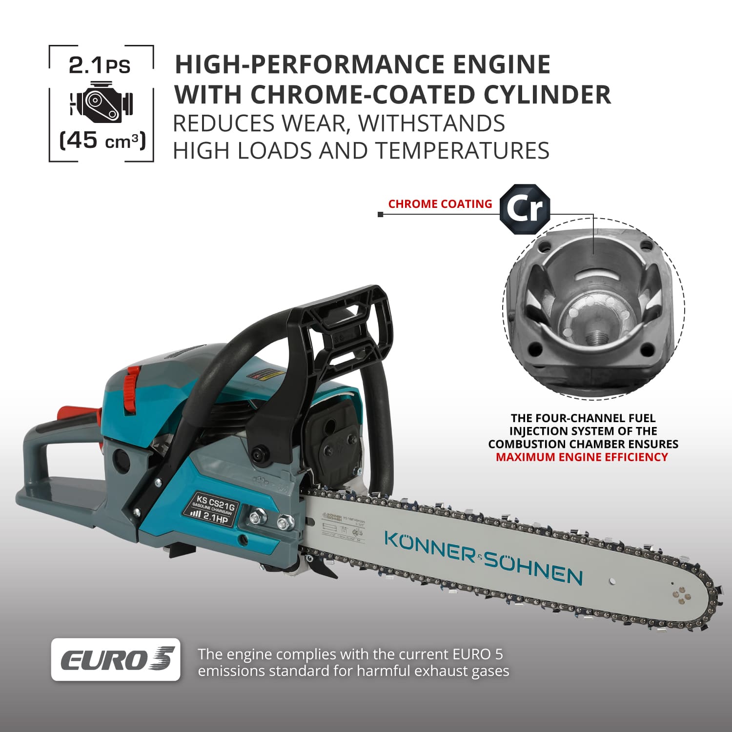 Gasoline chainsaw KS CS21G-16