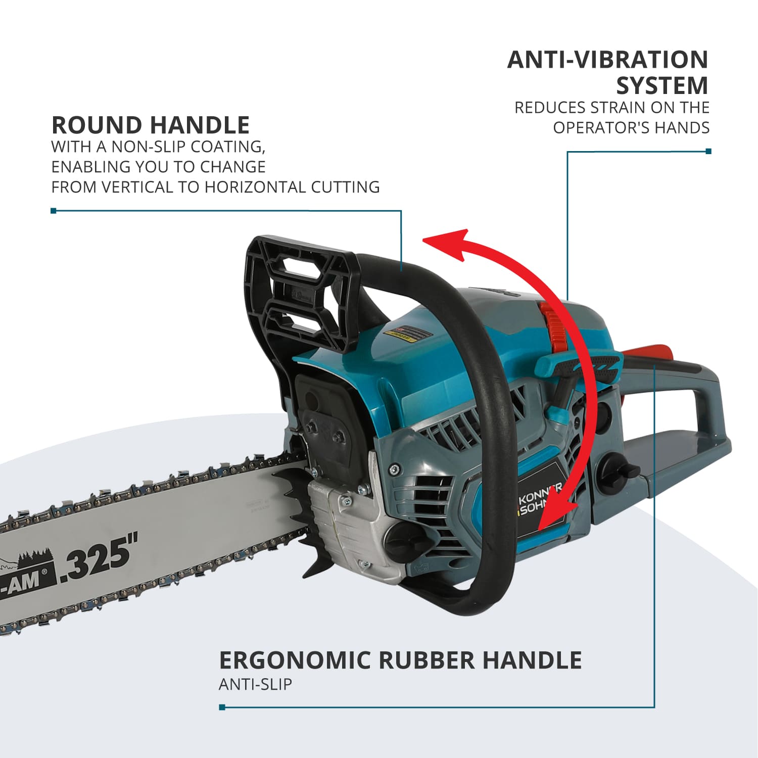 Gasoline chainsaw KS CS31G-16-1