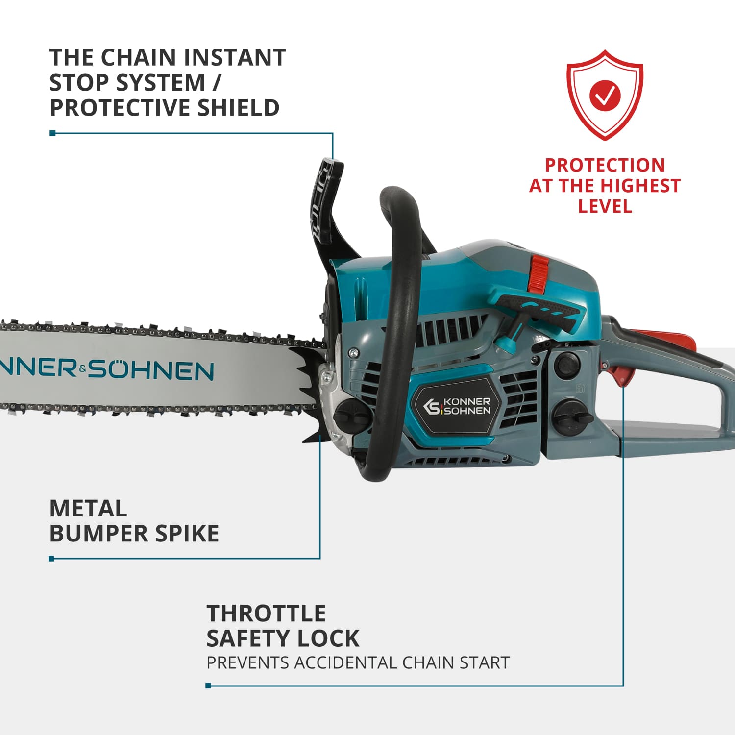 Gasoline chainsaw KS CS31G-20