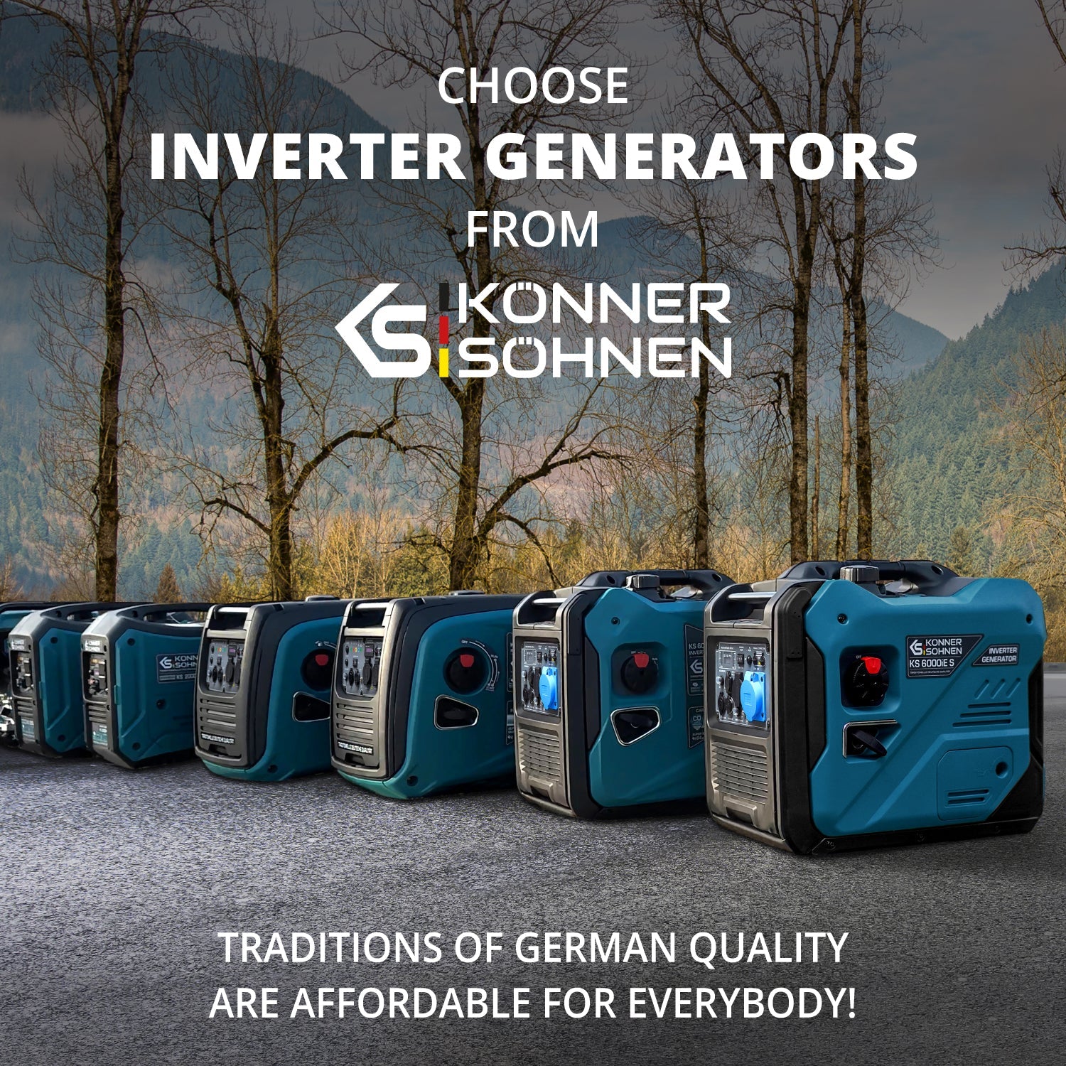 LPG/benzin inverter generátor KS 5500iEG S