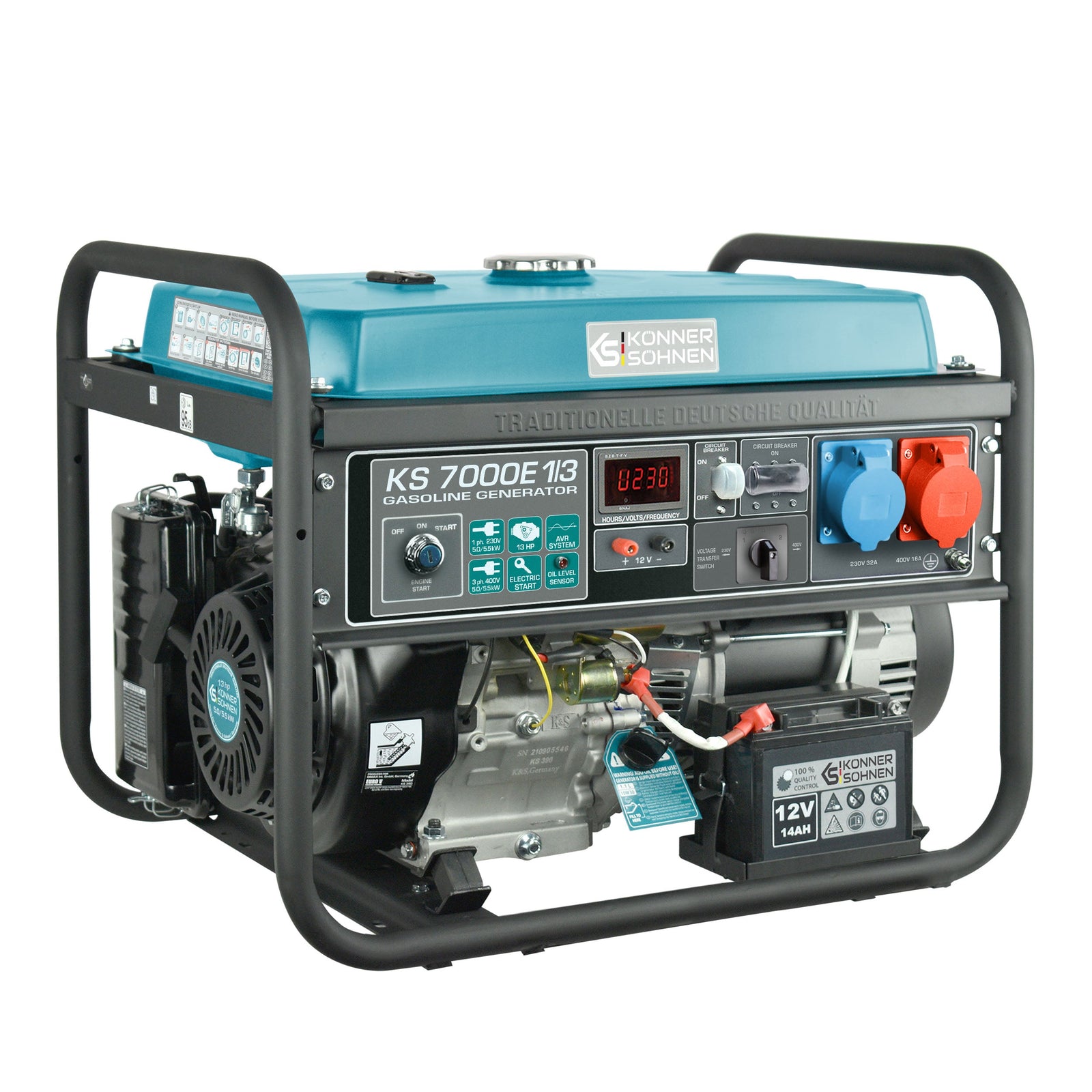 Generator pe benzina "Könner & Söhnen" KS 7000E 1/3