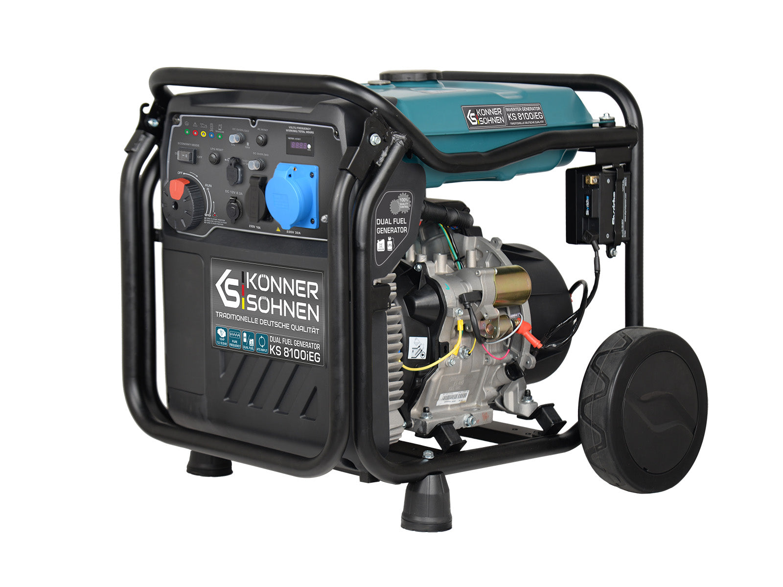 LPG/benzin inverter generátor KS 8100iEG