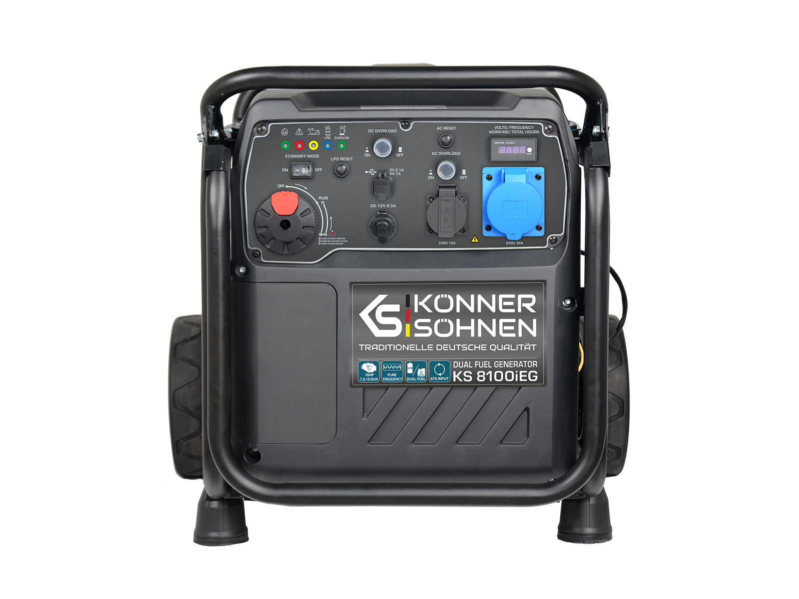 LPG/benzin inverter generátor KS 8100iEG